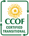 CCOF认证的过渡徽标